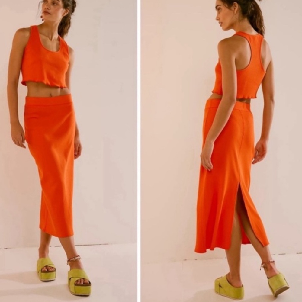 Free People Maxine Skirt Set